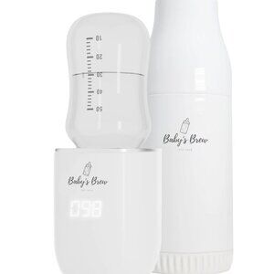 Baby Brew Portable Bottle Warmer Pro Set with BONUS Add. Dr. Brown's Adapter
